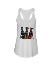 Shih Tzu Ladies Flowy Tank tile