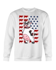 Cow Independence Crewneck Sweatshirt thumbnail