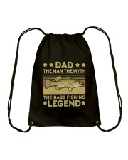 The Man The Myth The Bass Fishing Legend Drawstring Bag tile