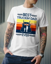 Best Truckin Dad Ever Classic T-Shirt lifestyle-mens-crewneck-front-6