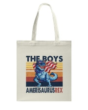Dinosaur 4th of July Tote Bag tile