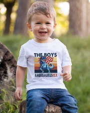 Dinosaur 4th of July Youth T-Shirt lifestyle-youth-tshirt-front-4
