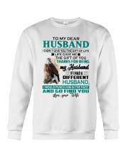To My Dear Husband Crewneck Sweatshirt tile