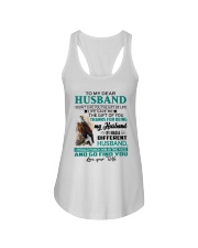 To My Dear Husband Ladies Flowy Tank tile