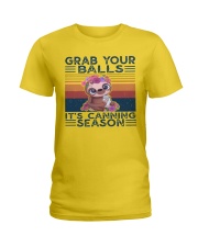 Grab Your Ball It's Canning Season Ladies T-Shirt front