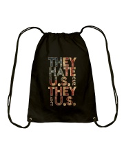 They Hate Us 'Cuz They Ain't Us Drawstring Bag tile