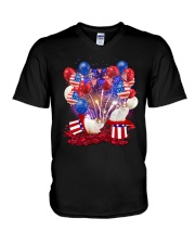 Love Van V-Neck T-Shirt tile