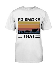 Camping I'd Smoke That Classic T-Shirt front
