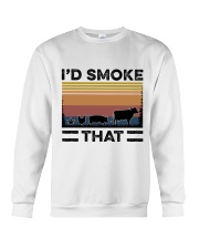 Camping I'd Smoke That Crewneck Sweatshirt tile