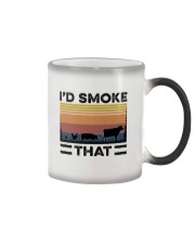 Camping I'd Smoke That Color Changing Mug tile