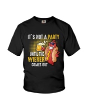It's Not A Party Until The Wiener Comes Out Youth T-Shirt tile