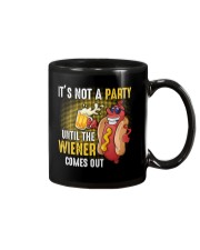 It's Not A Party Until The Wiener Comes Out Mug tile