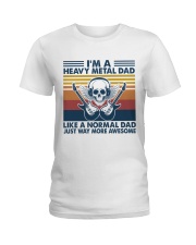 I'm A Heavy Metal Dad Ladies T-Shirt tile