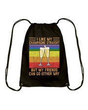 I Like My Champagne Straight Drawstring Bag tile