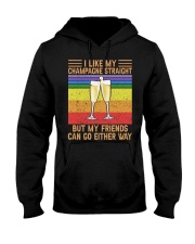 I Like My Champagne Straight Hooded Sweatshirt tile