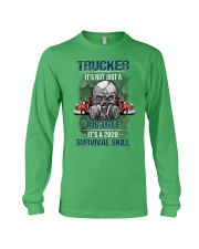 Trucker Job Title Survival Skill Long Sleeve Tee tile
