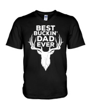 Best Buckin Dad Ever V-Neck T-Shirt thumbnail
