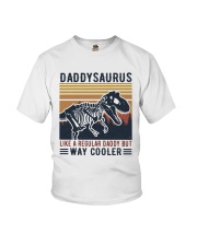Daddysaurus Like A Regular Daddy But Way Cooler Youth T-Shirt tile