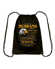 To My Dear Husband Drawstring Bag tile
