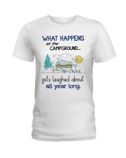 Camping Campground Laugh Ladies T-Shirt tile