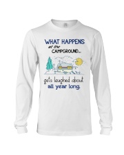 Camping Campground Laugh Long Sleeve Tee tile