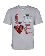 Proud Bus Driver V-Neck T-Shirt tile