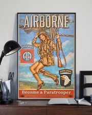 Become A Paratrooper Jump Into The Fight 2 11x17 Poster lifestyle-poster-2