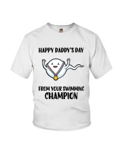 Happy Daddy's Day From Your Swimming Champion Youth T-Shirt tile