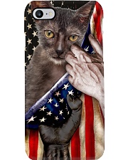 Love Lykoi Cat United State Flag Phone Case i-phone-8-case
