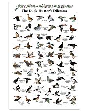 Duck Identification Charts 11x17 Poster front