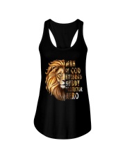 Black Dad Ladies Flowy Tank tile
