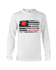 Husband Daddy Protector Mechanic Long Sleeve Tee tile