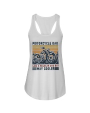 Motorcycle Dad Ladies Flowy Tank tile