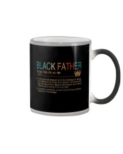 Black Father Shirts Color Changing Mug tile