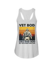 Vet Bod Like Dad Bod But With More Knee Pain Ladies Flowy Tank tile