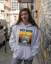 Vet Bod Like Dad Bod But With More Knee Pain Hooded Sweatshirt lifestyle-unisex-hoodie-front-1