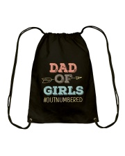 Dad Of Girls Drawstring Bag tile