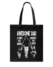 Dad Hero Love Tote Bag tile