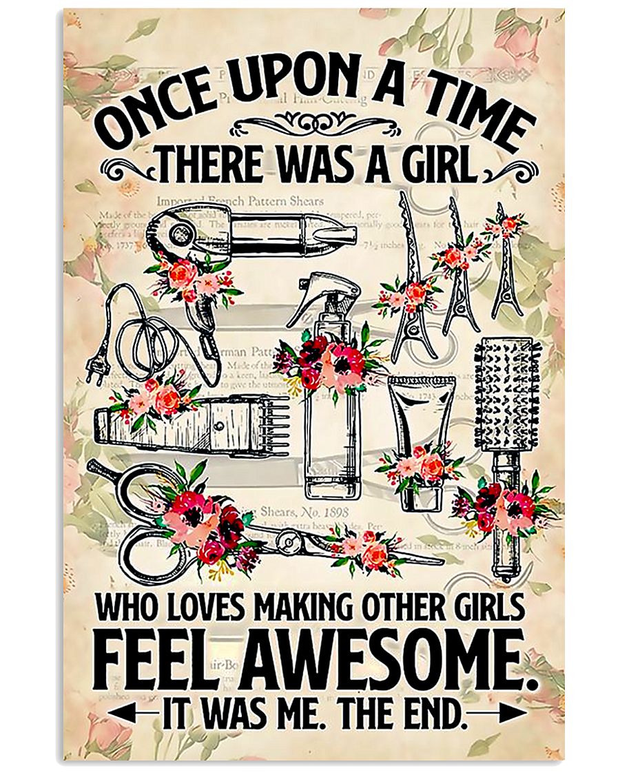 Hairdresser Loves Making Other Girl Feel Awesome 11x17 Poster