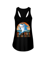 Daddy Shark Ladies Flowy Tank tile
