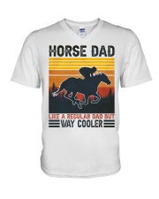 Horse Dad V-Neck T-Shirt tile