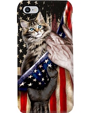 Love Maine Coon Cat United State Flag Phone Case i-phone-7-case