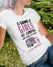 Some Girls Go Camping And Drink Too Much Ladies T-Shirt lifestyle-women-crewneck-front-8