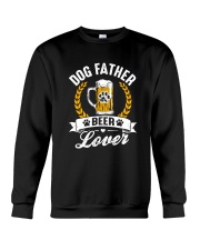Dog Father Beer Lover Crewneck Sweatshirt tile