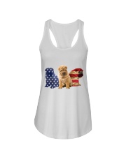 Shar Pei Ladies Flowy Tank tile