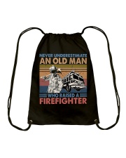 Never Underestimate An Old Man Drawstring Bag tile