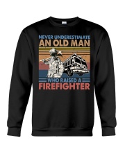 Never Underestimate An Old Man Crewneck Sweatshirt tile