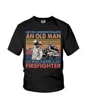 Never Underestimate An Old Man Youth T-Shirt tile