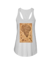 Jurassic Park Map Ladies Flowy Tank tile
