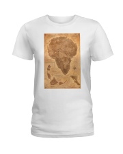 Jurassic Park Map Ladies T-Shirt tile
